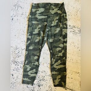 Lululemon Wunder Under Pants 25” Inseam Size 12 w/ pockets